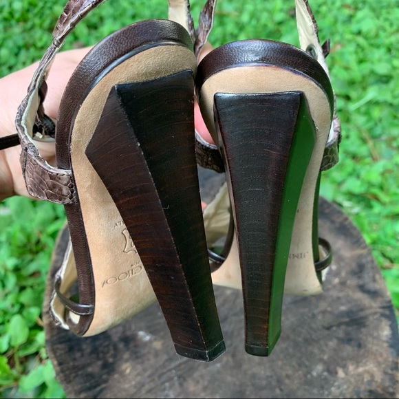 NWOB Jimmy Choo 081 Evita Exotic Gallus sandals - Picture 7 of 16